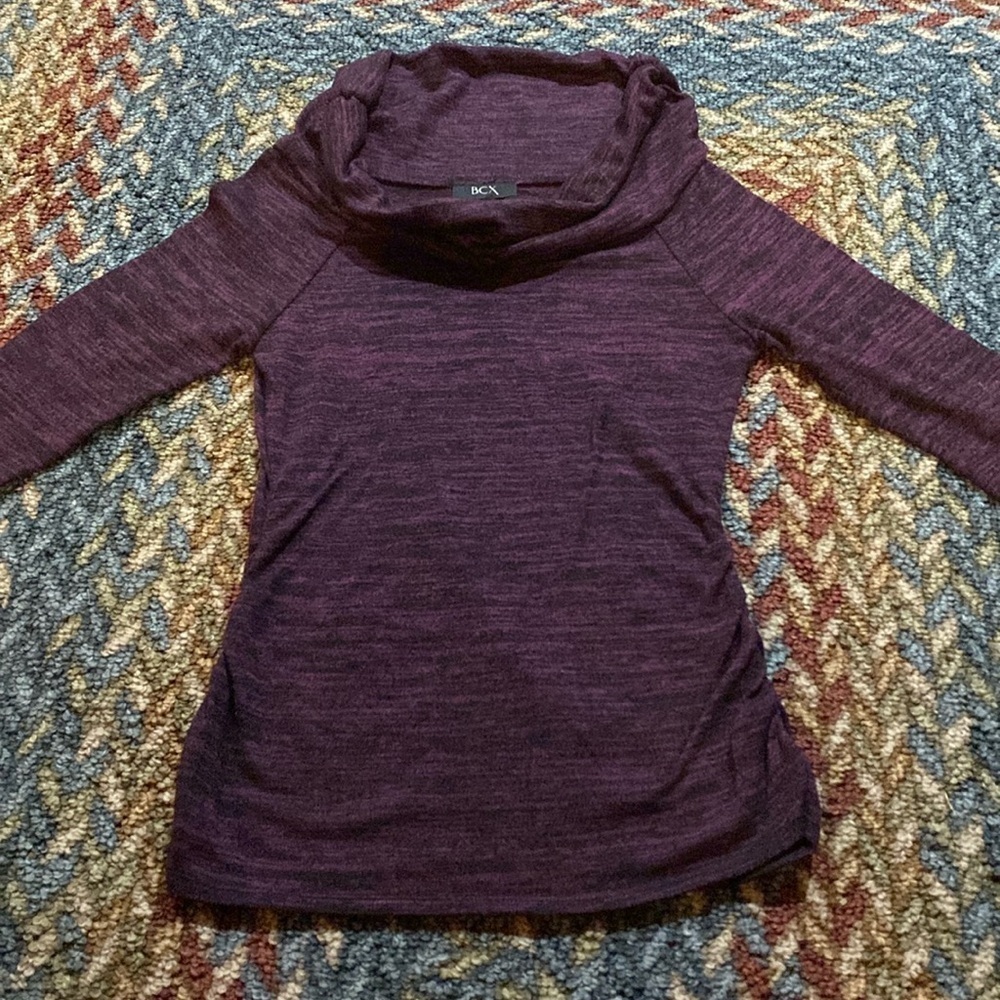 Purple and Black Large Junior Top Fall Academia Winter Career
